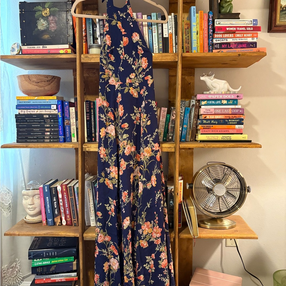 Reformation Floral Halter Maxi Dress